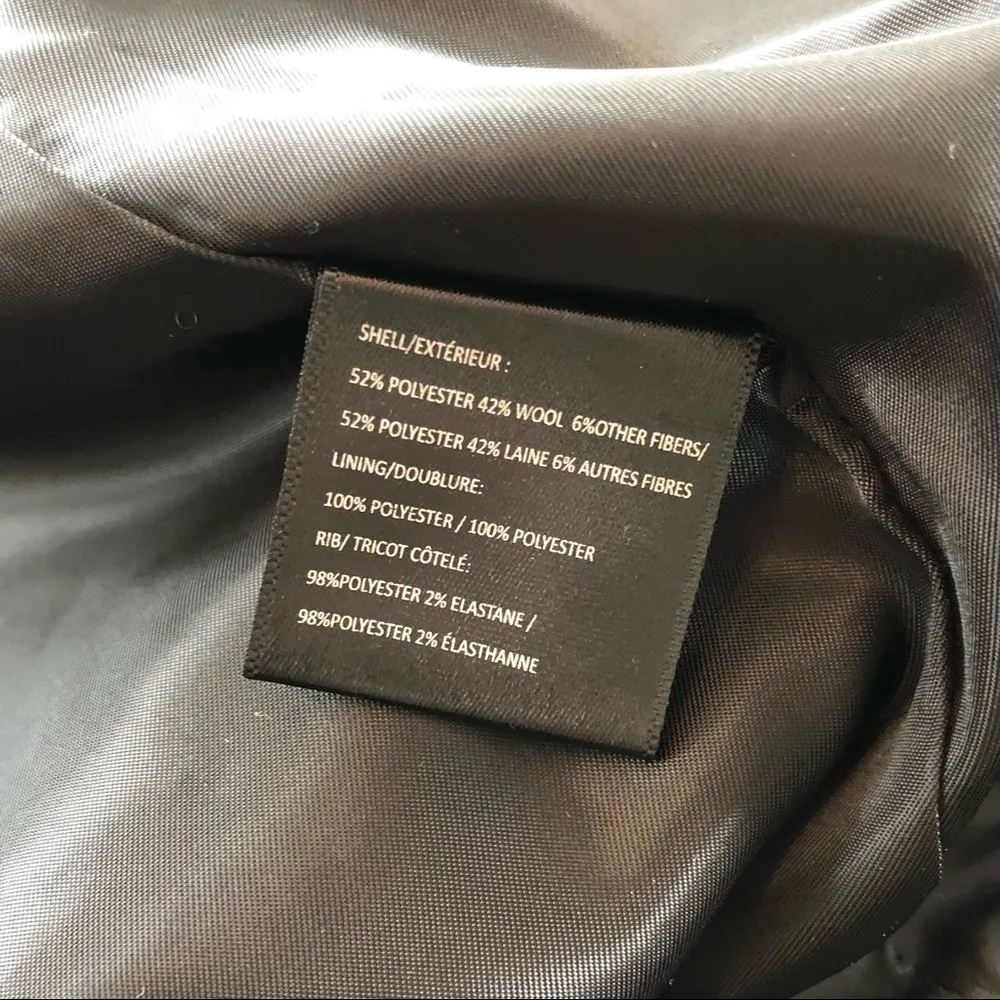 Sam Edelman  Leopard Elongated Wool Blend Bomber Jacket - Image 4