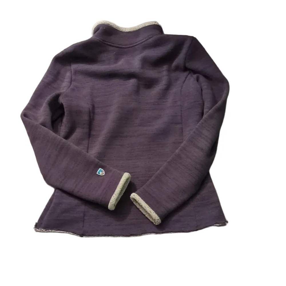 Kuhl Womens Alska Half Zip Fleece Pullover Dark Gray Sherpa Sz. Small - Image 9