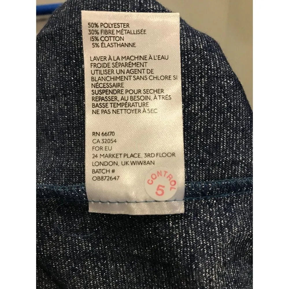 Free People Pleated Love Mini Dress blue purple sp - Image 7