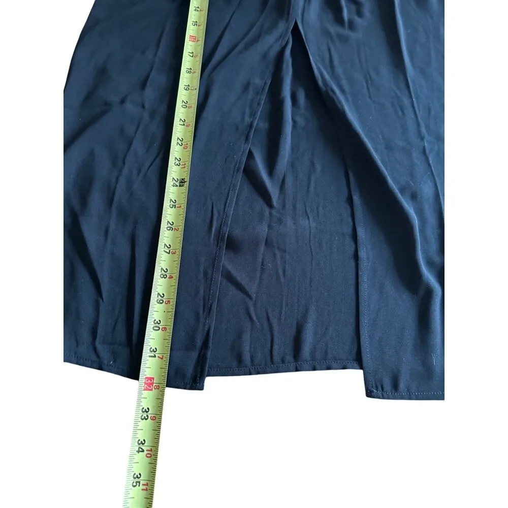 Open Edit Twist Front Knot-Front Midi Skirt Sz L Stylish Classy Lightweight - Image 10