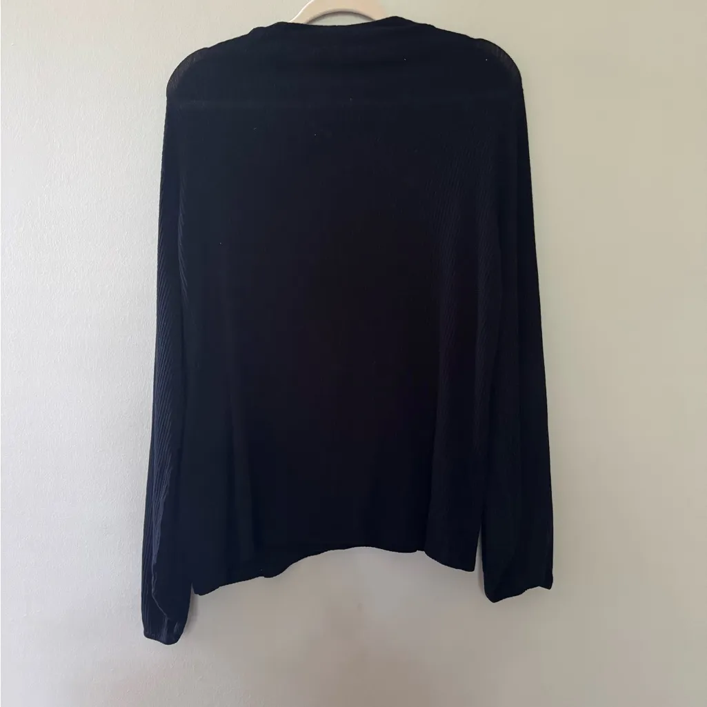 Reformation Classic Black Long Sleeve Tee - Image 3