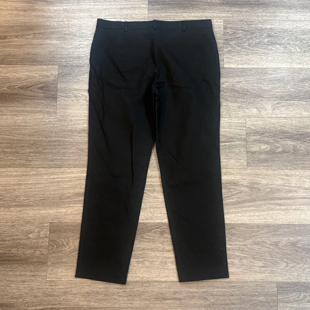 Club Monaco Classic Black Dress Pants Size 10 Office Mid Rise Trousers - Image 2