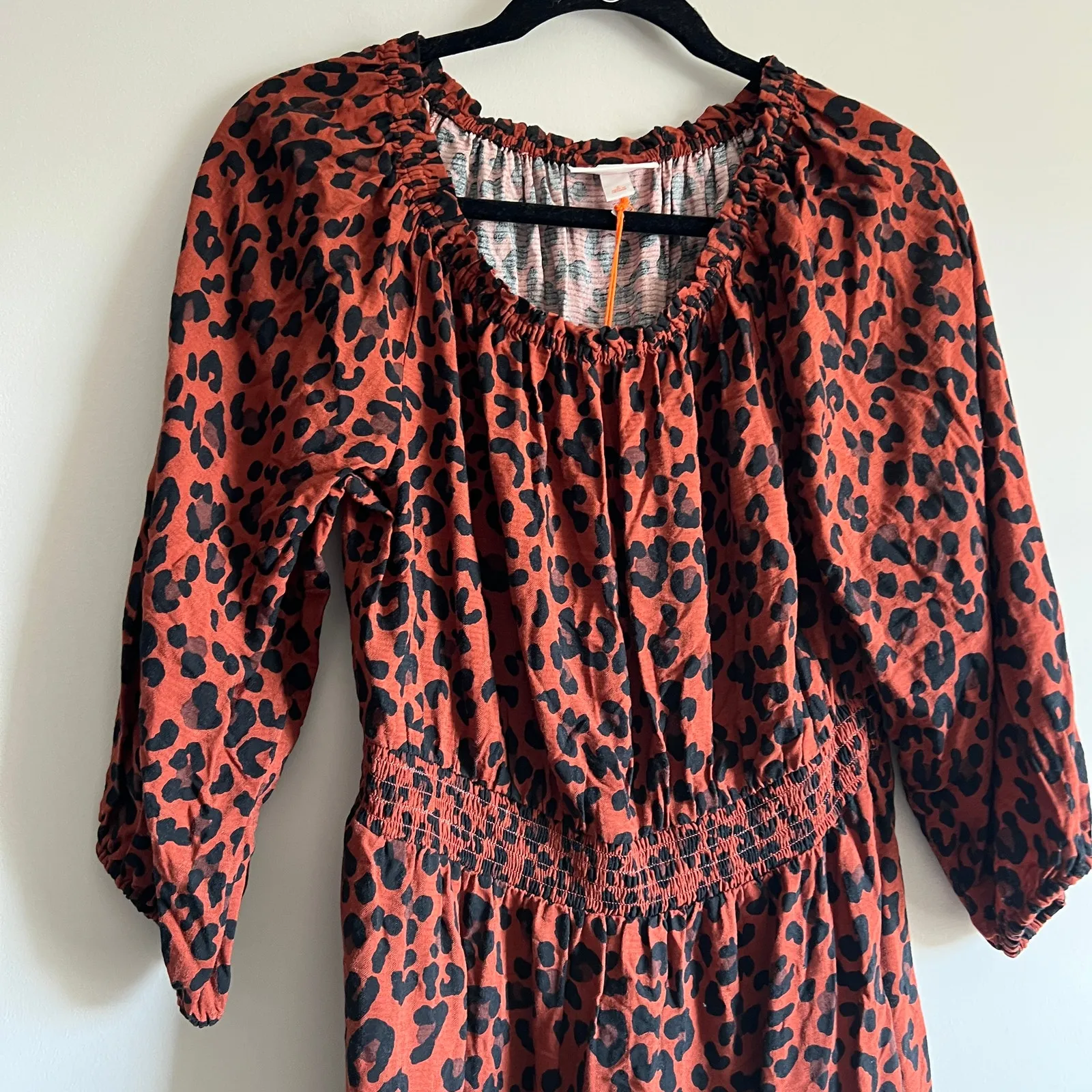 Knox Rose Women's Dark Brown Leopard Print A-Line Dress - Size Small - NWT - Image 9
