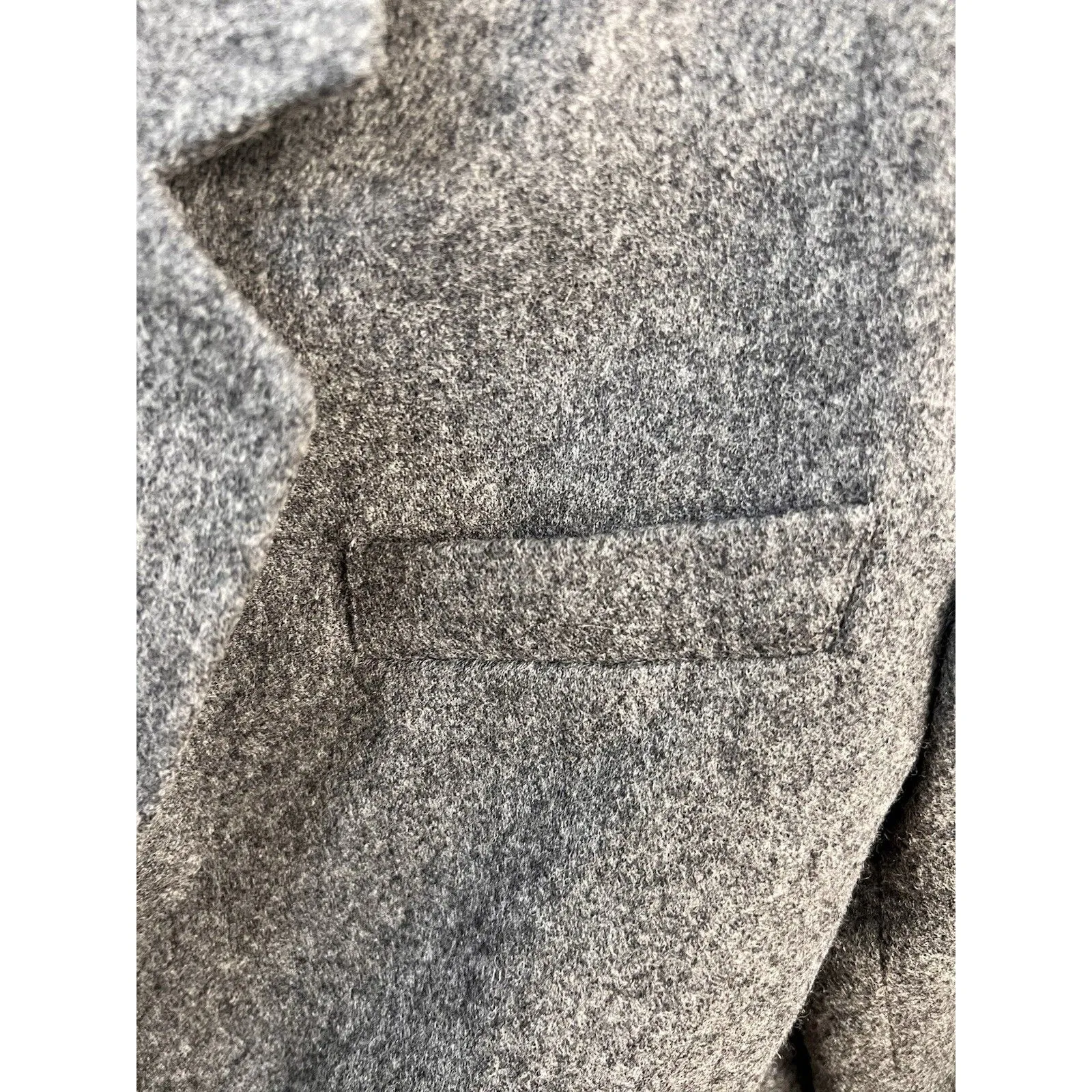 Bretton Sport Women’s 100% Wool Charcoal Grey Vintage Blazer Jacket Size 8 EUC - Image 5