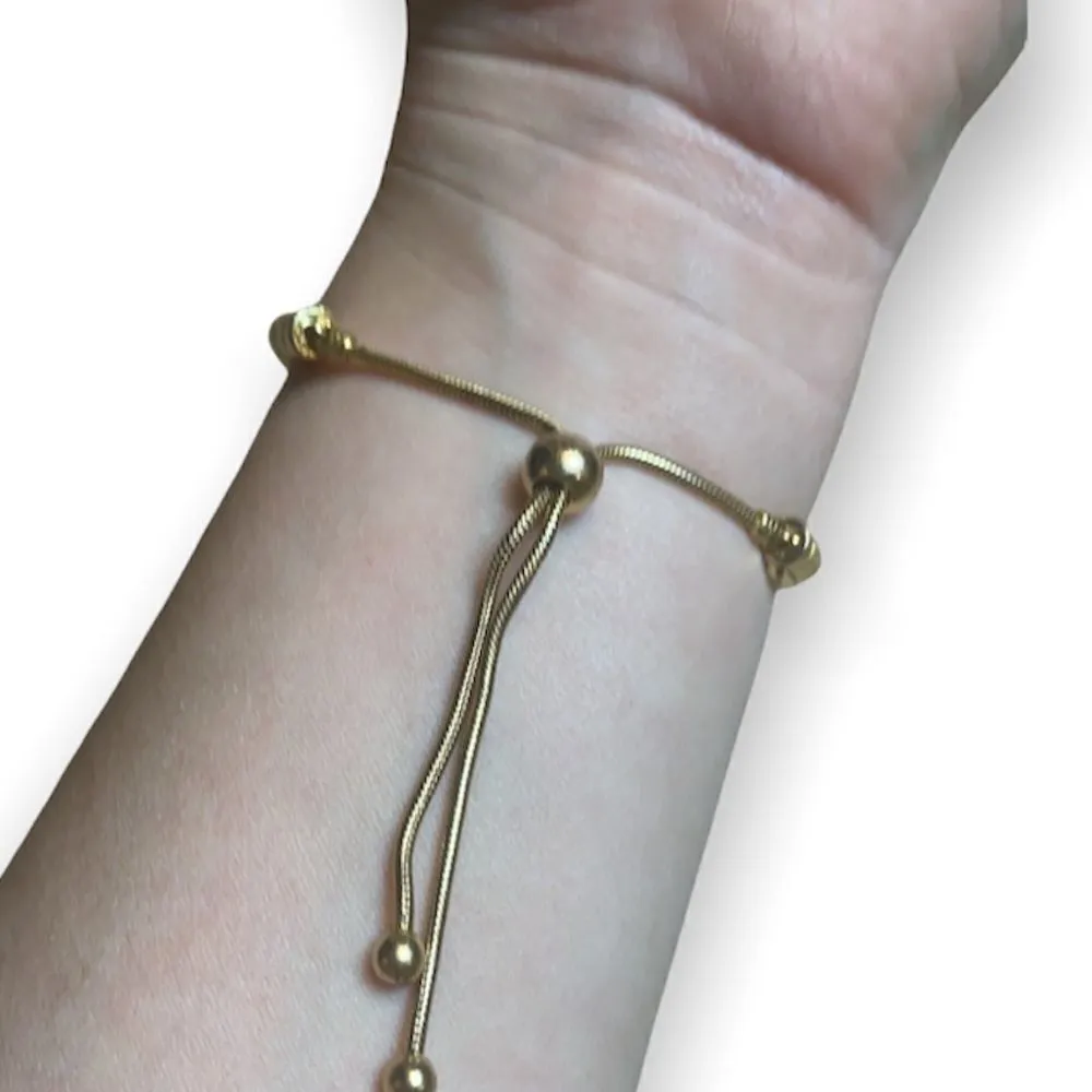 Pandora  Flower Stem Slider Bracelet - Image 6