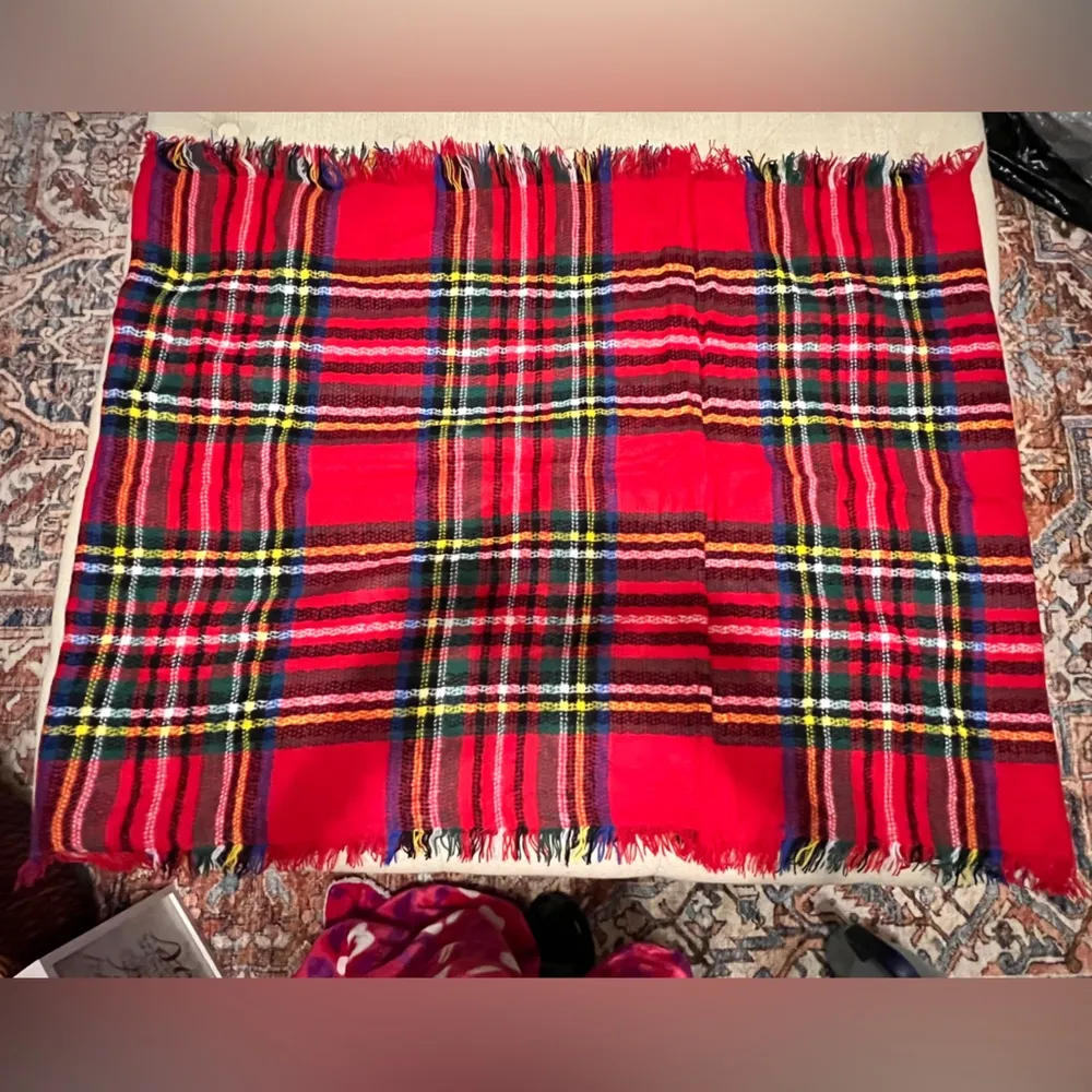 Plaid Infinity Scarf by Top It Off Accessories - Image 5