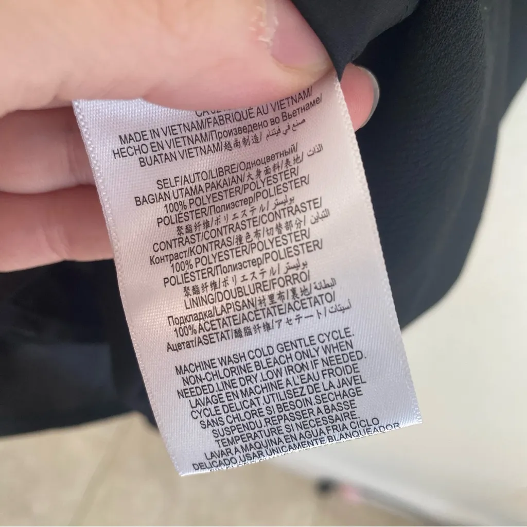 BCBGeneration Black Sheath Mini Dress Scoop Neck Cap Sleeve - Image 7