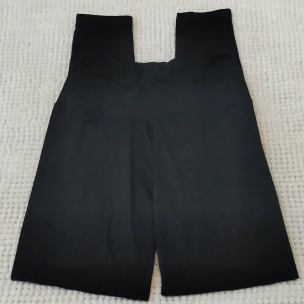 Leggings Depot High Waisted Yoga Band Black Leggings Buttery Soft Size One Size - Image 4