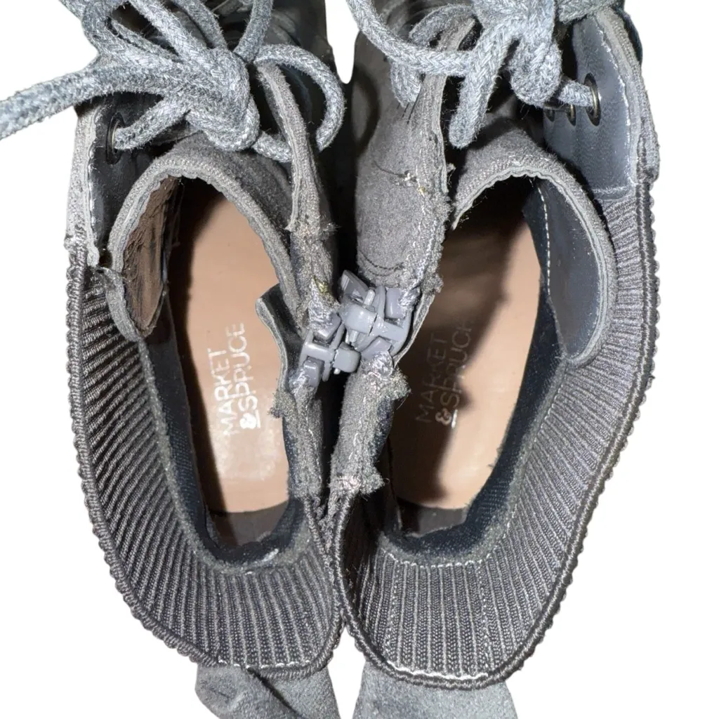 Market & Spruce Women’s Dark Grey Halyn Ankle Boots Women’s Size 7.5 - Image 10