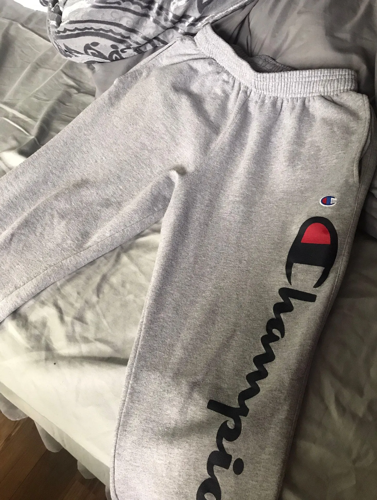 Champion Gray Sweatpants - Image 4