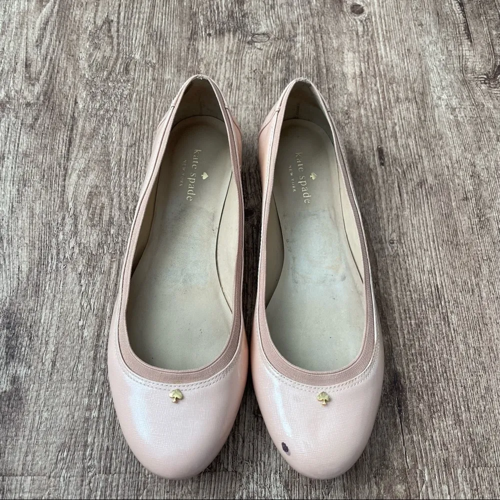 Kate Spade Peach Colored Flats Size 8.5 - Image 7