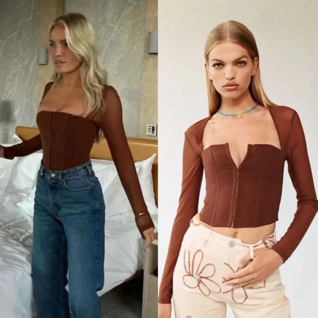 With Jean Al Top | Chocolate - Image 2