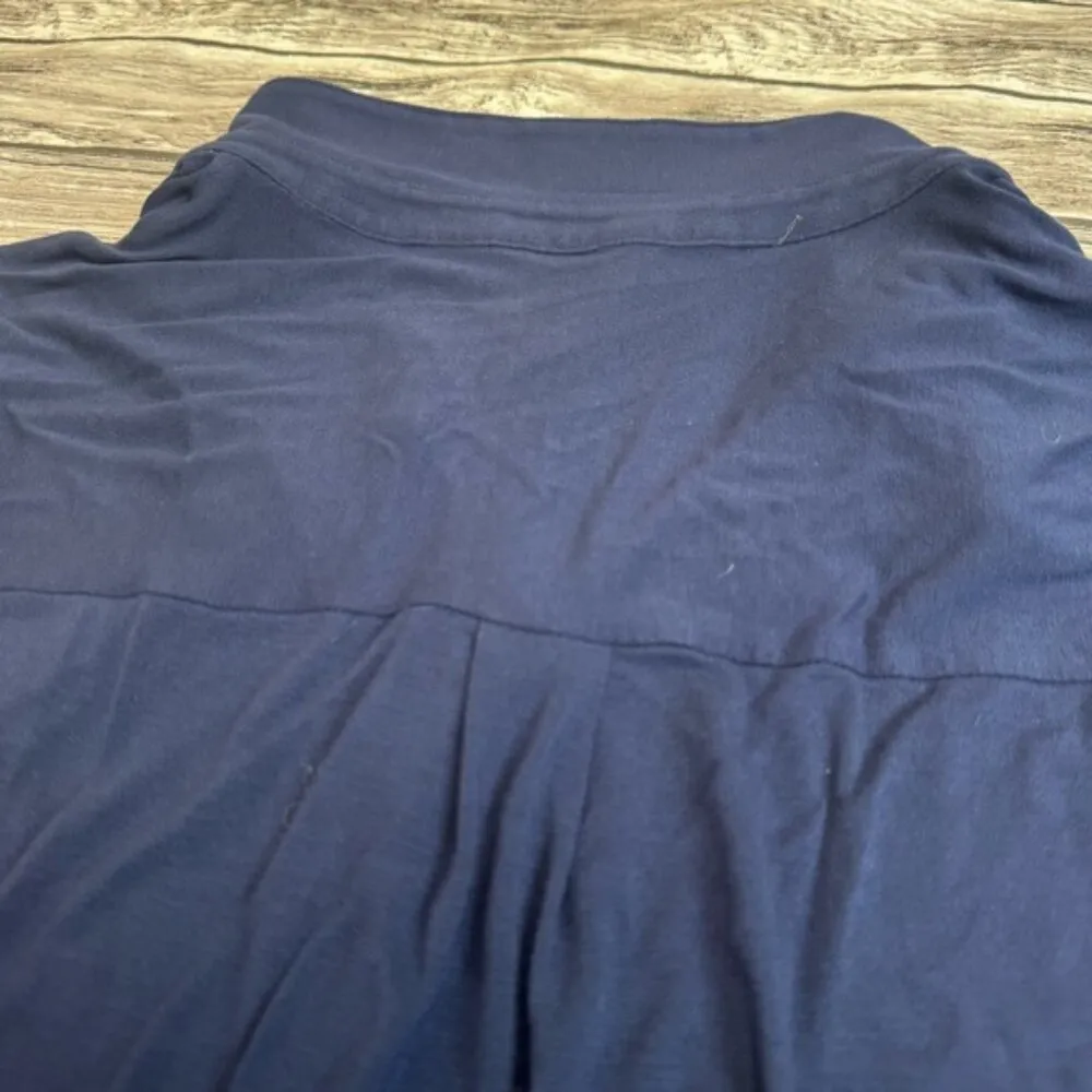 Universal Standard Women's Sally Liquid Jersey Shirt Dress Midnight Blue S 14 16 - Image 8