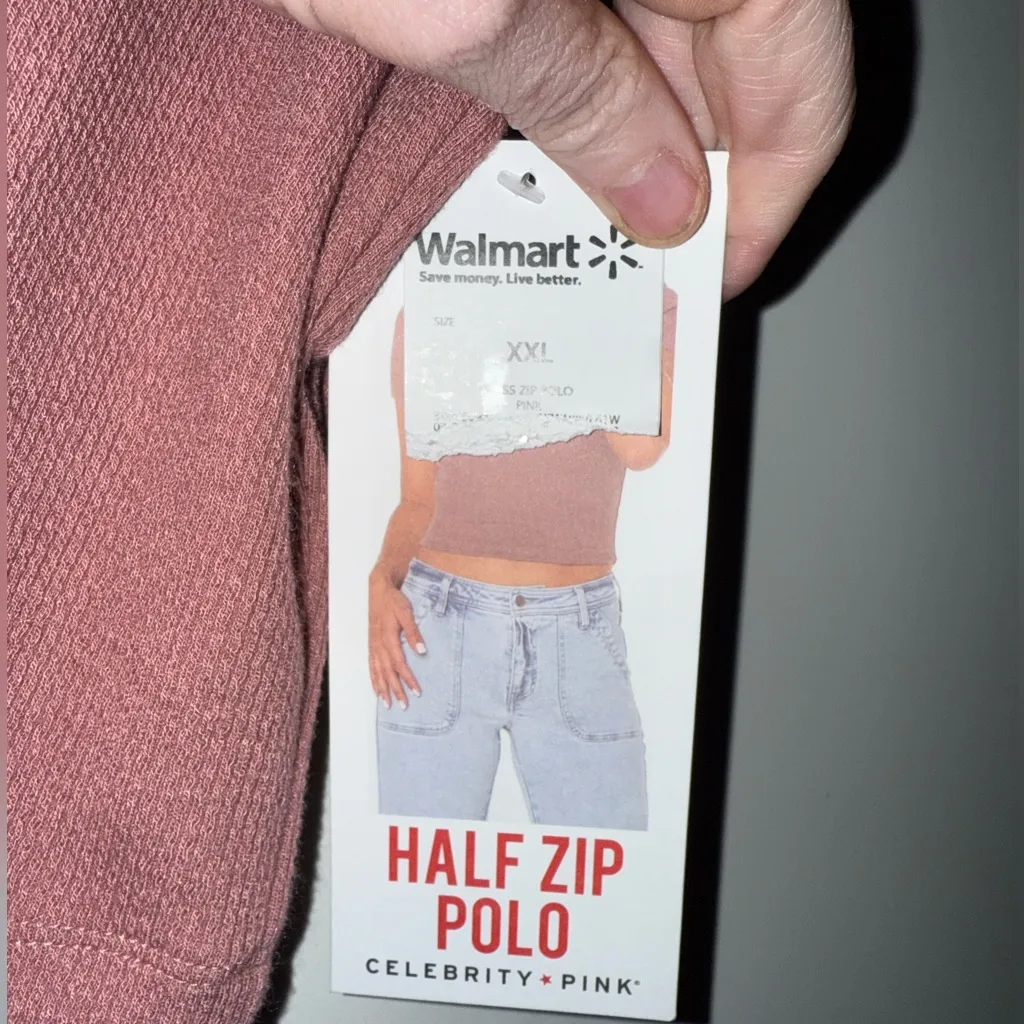 Celebrity Pink - Pink half zip sweater polo size XXL NWT - Image 6