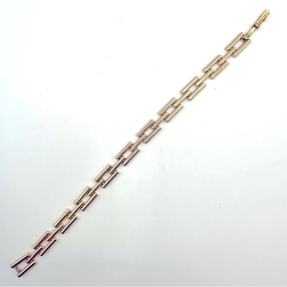 VINTAGE Gold Tone Link Bracelet - Image 3