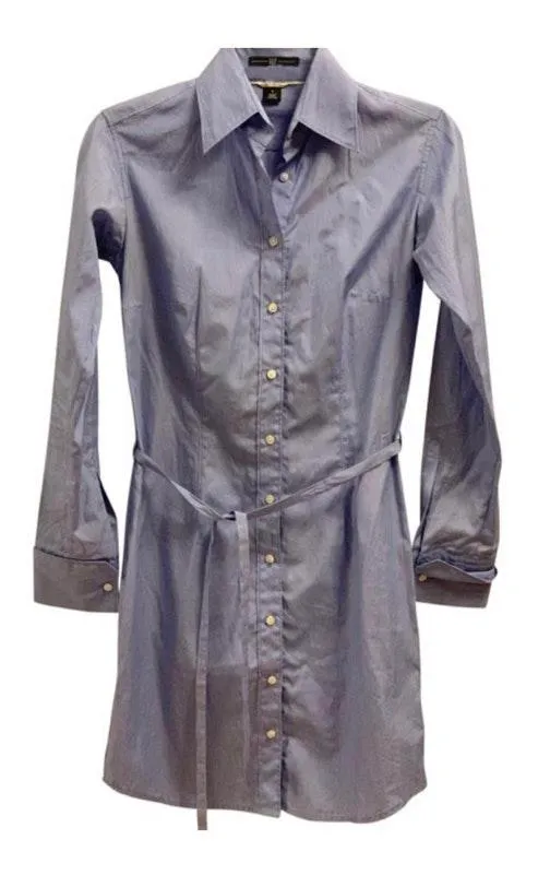 Navy And White Striped Dress - Image 2