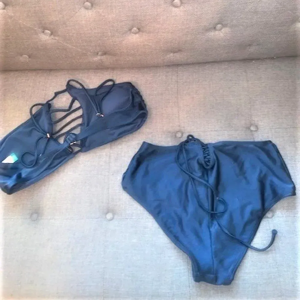 ‎NoBo blue strappy bikini XL - Image 3