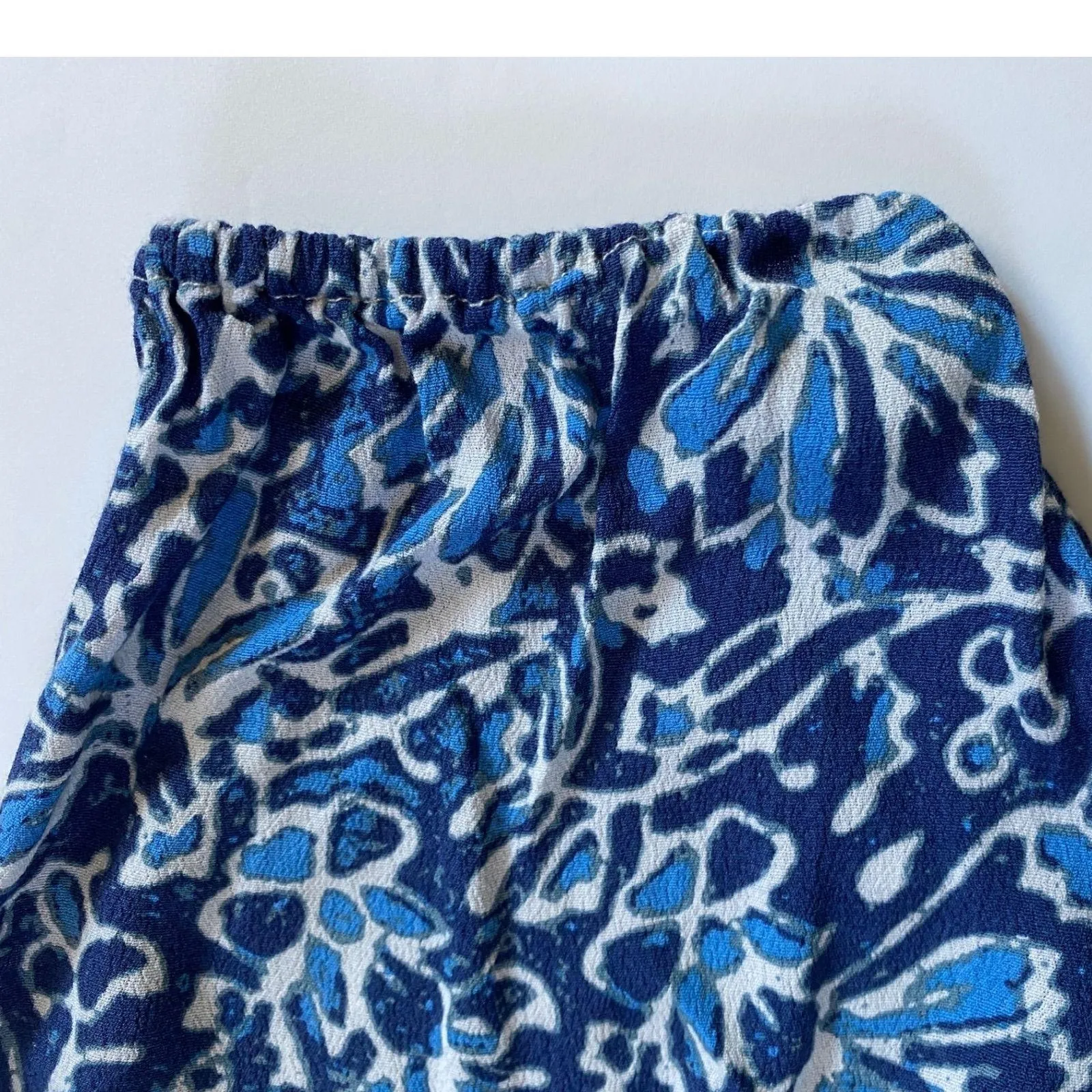 Well Worn Women's Casual Shirtdress Blue Print Vibrant Florals - XL - Image 9