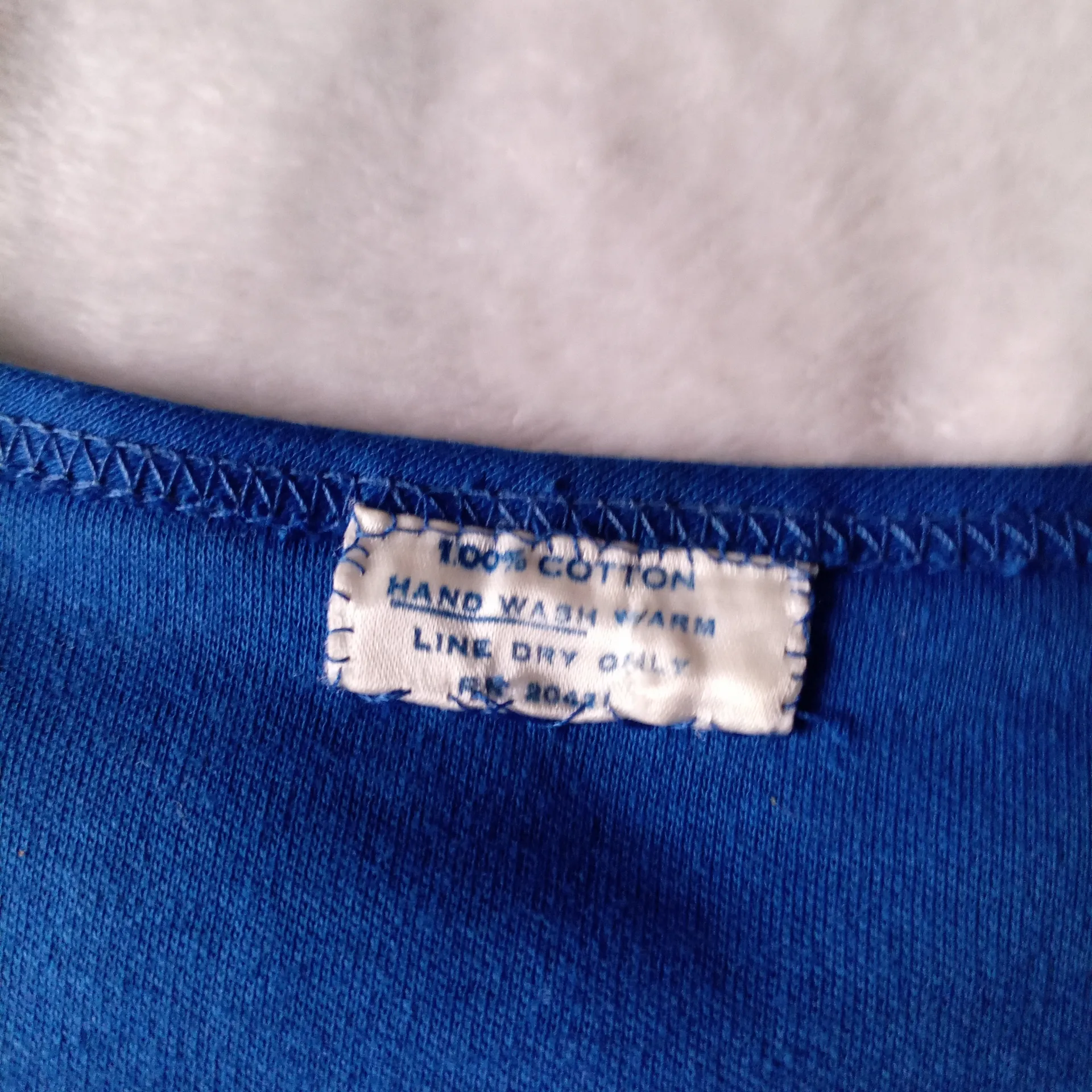 Vintage Superman size small bodysuit shirt 3/4 sleeve one piece 80s superhero cl - Image 4