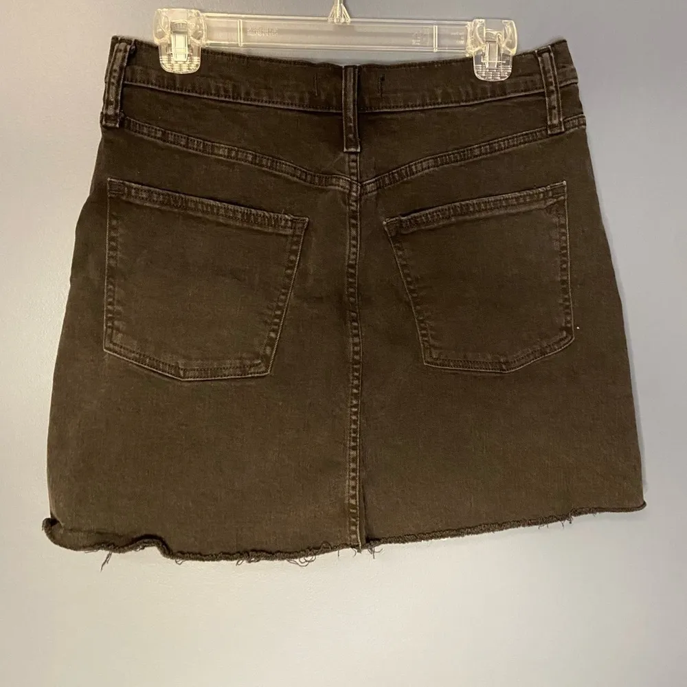 Madewell Rigid Denim A-Line‎ Skirt Black 29 - Image 7
