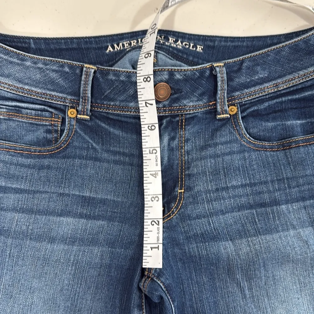 American Eagle Women's Kick Boot Super Stretch Jeans Size 12L EUC - Image 8