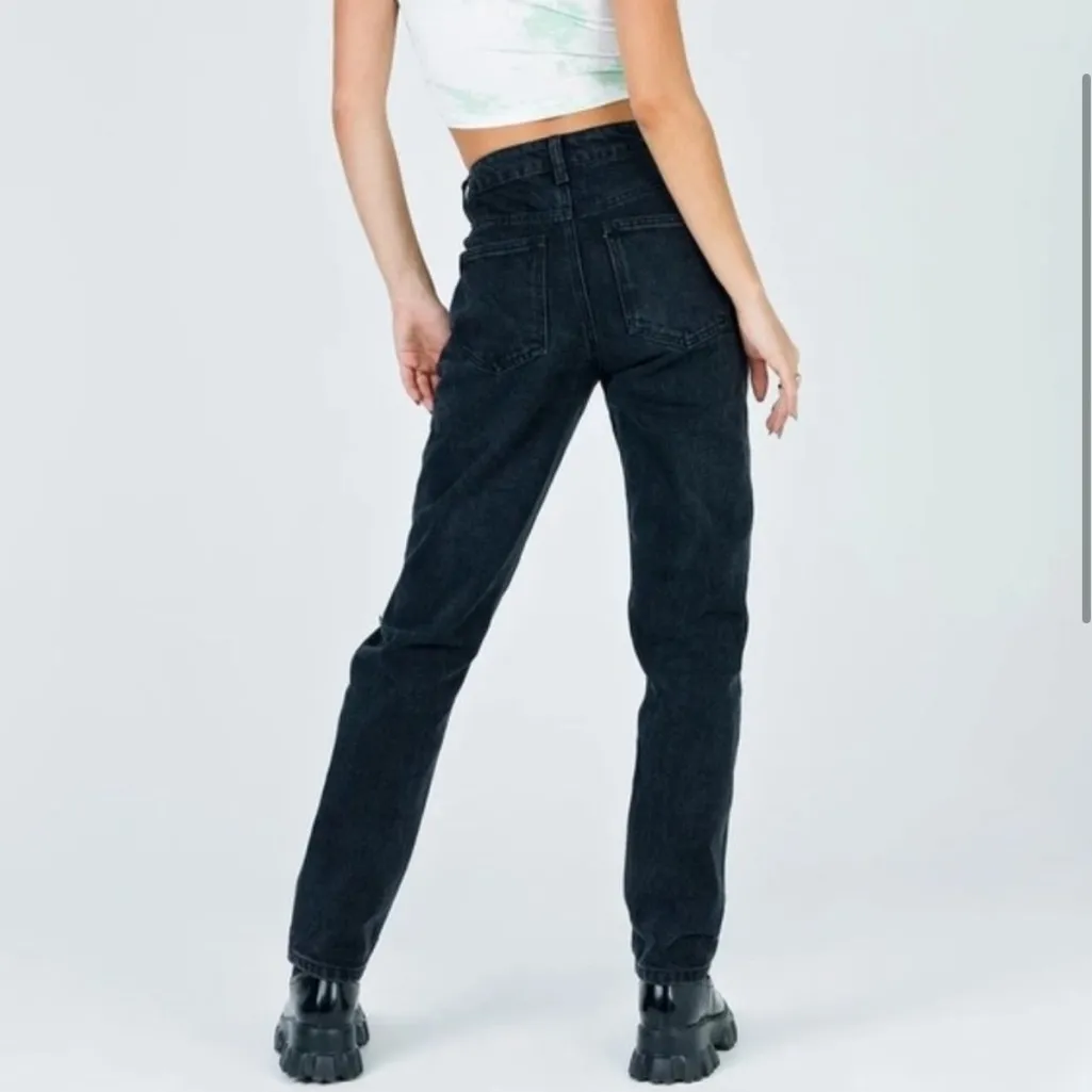 Princess Polly  Black Hayden Jeans - Image 2