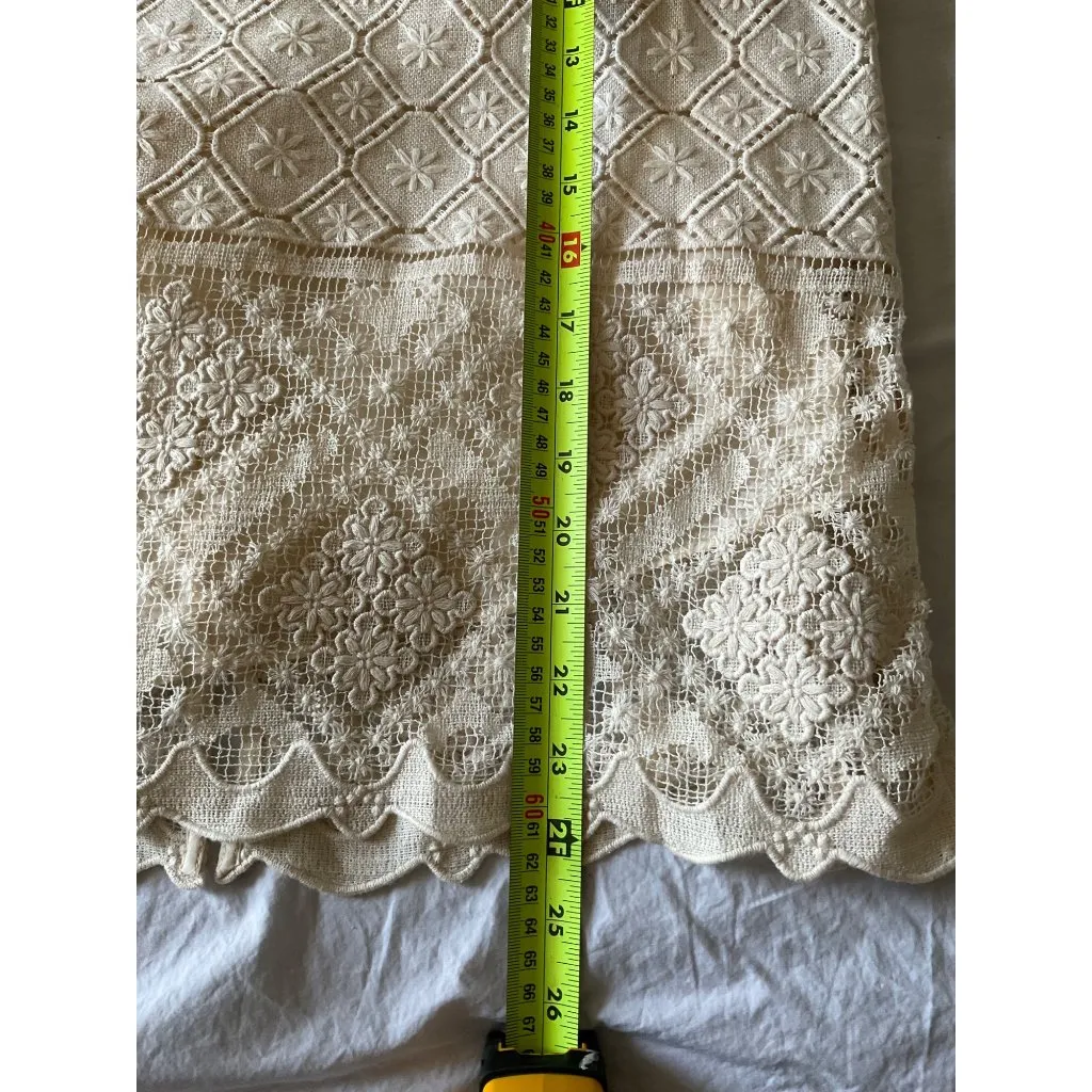 NWT Zimmermann WYLIE CROCHET BLOUSE tea white lace cotton top AU3 US8-10 bust40 - Image 8