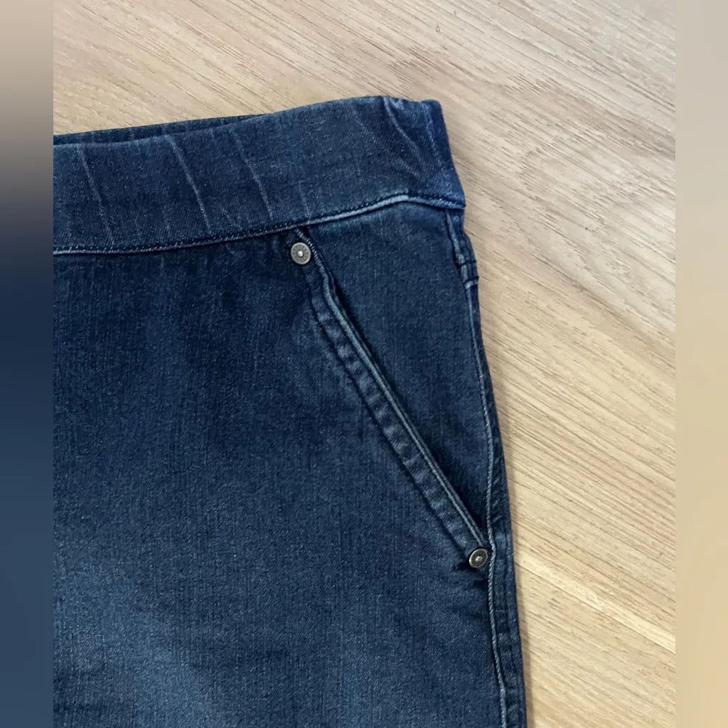 Intro Love the Fit Pull on Denim Stretch Skirt Size 12 Blue - Image 2