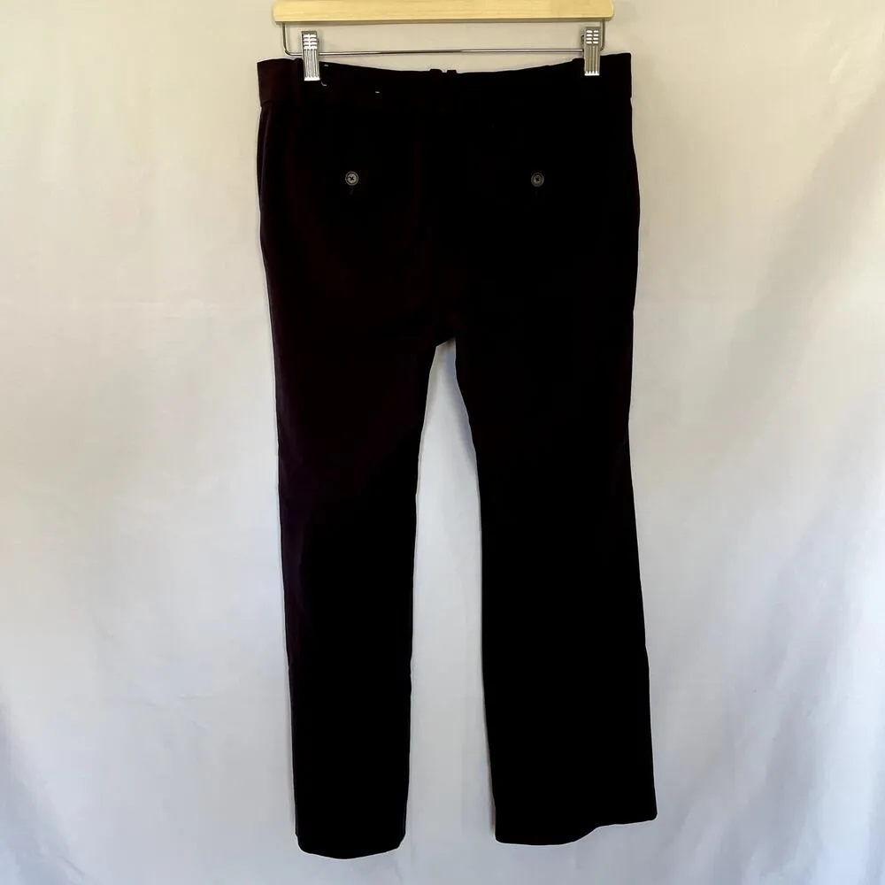 LOFT Marisa plum business casual pants women's size 8 petite comfortable pocket - Image 5