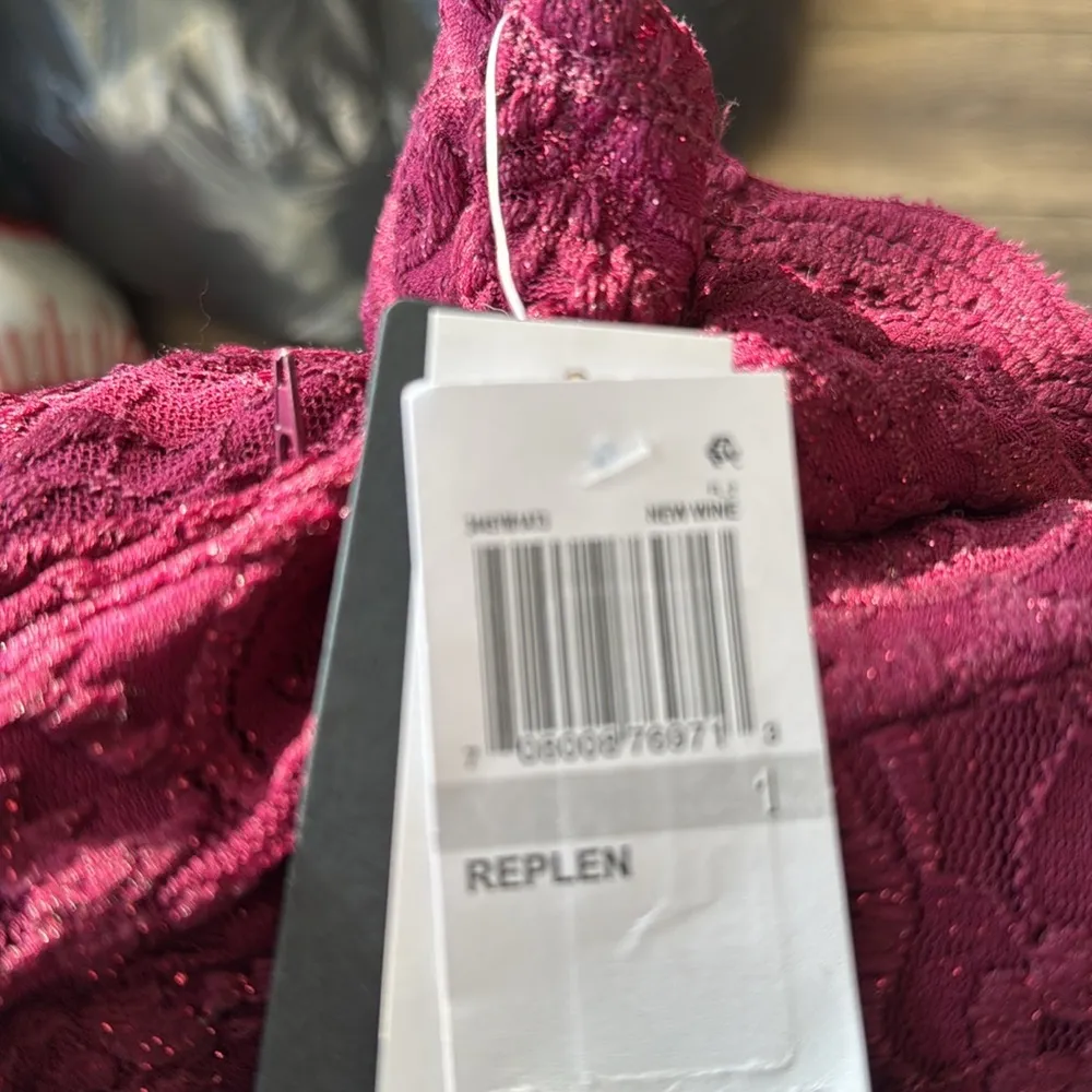 City studio purple sparkle off the shoulder high low dress from MACYS NWT Size 1 - Image 5