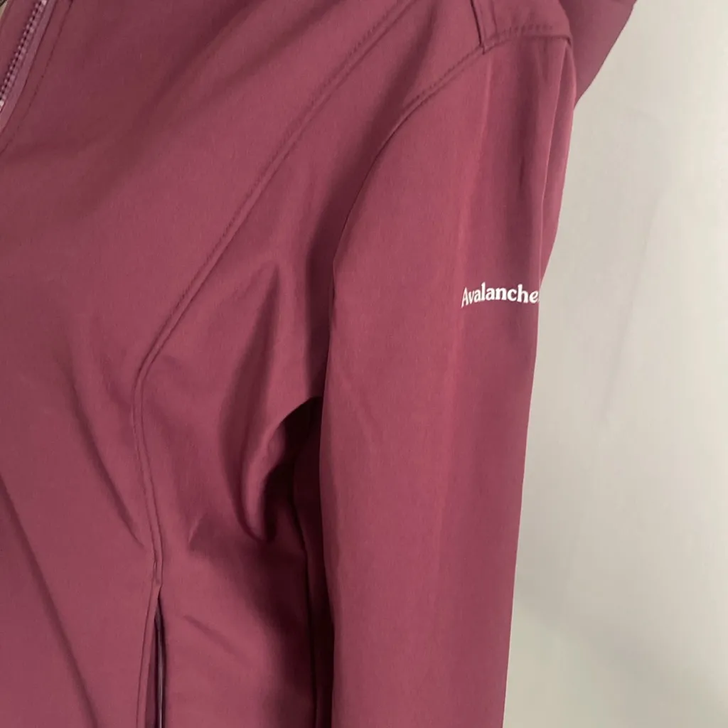 Avalanche burgundy Ski & Snow Jacket Lightweight Performance - Image 8