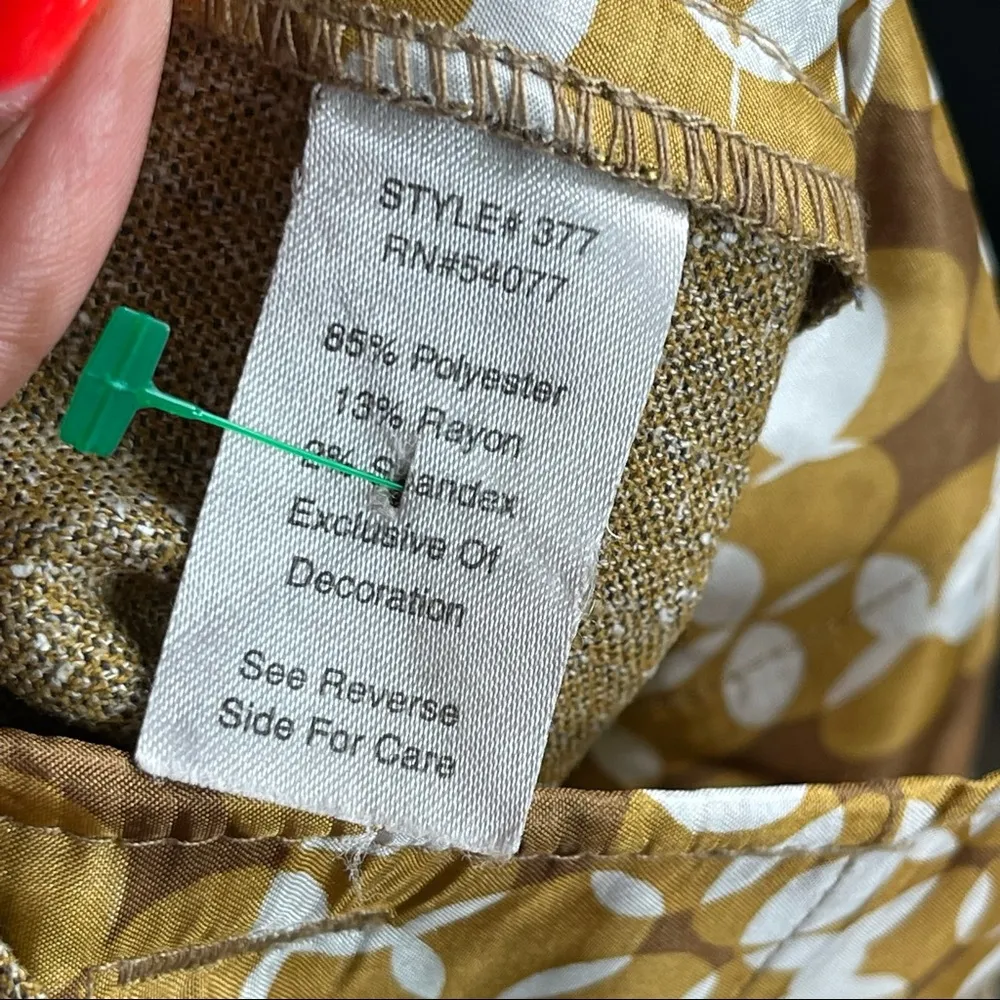 CABI | Ocre Tweed Career Pants Sz 2 - Image 12