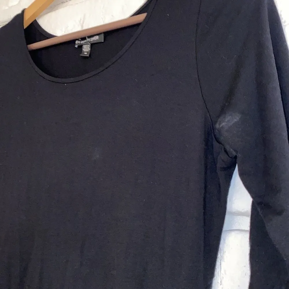 Eileen Fisher black 1/2 sleeve dress size medium. - Image 7