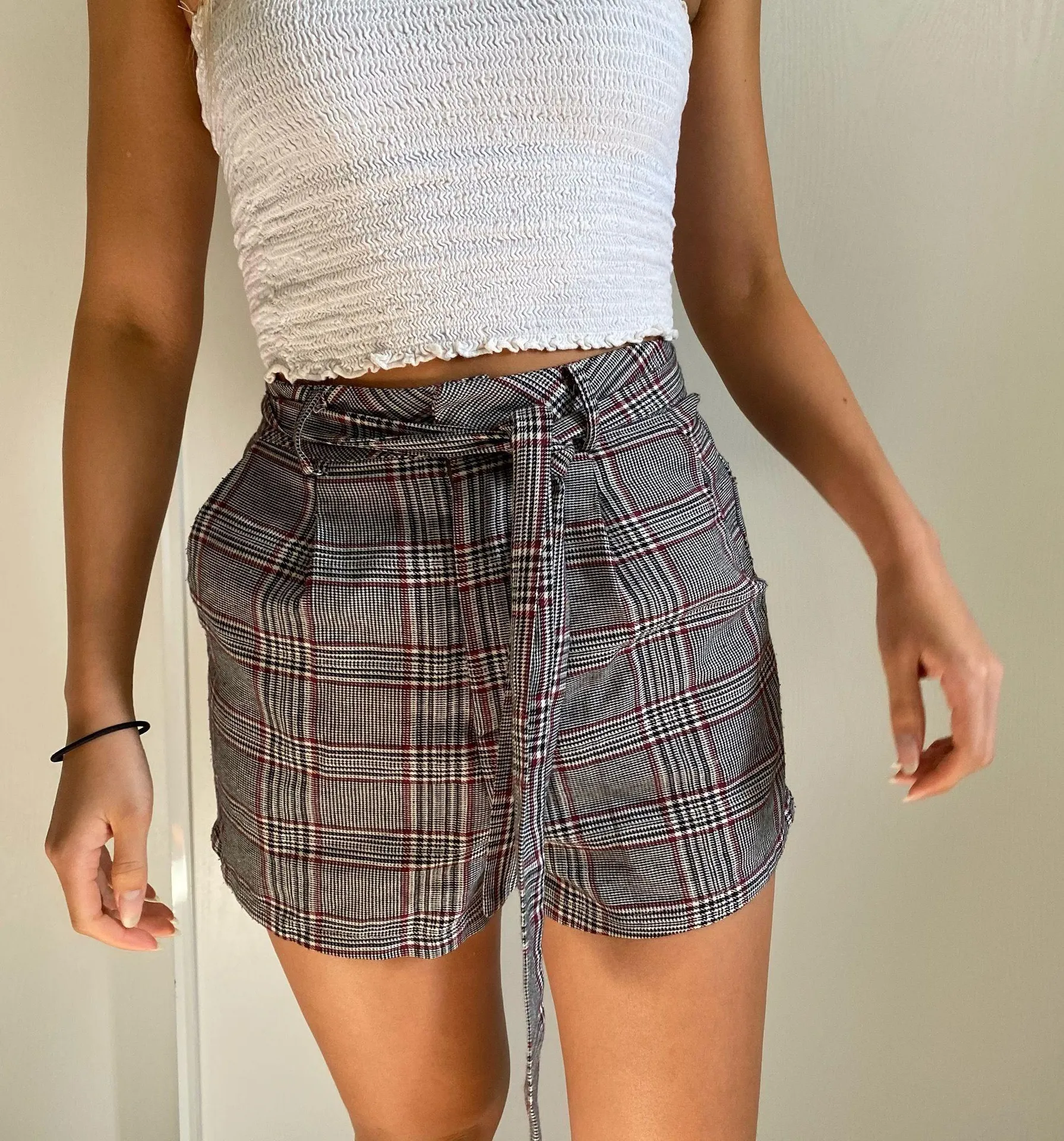 Nasty Gal Plaid Shorts - Image 6