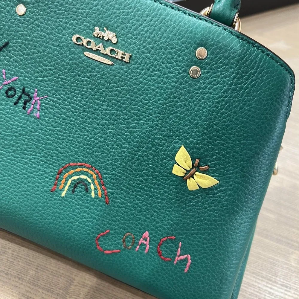 Coach Mini Lillie Carryall With Diary Embroidery C8364 - Image 6