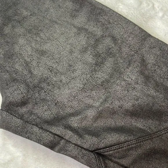 DKNY Jeans Women's Cotton Blend‎ Black Marbled Pattern Leggings Size Small - Image 10