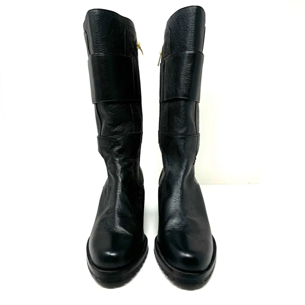 SARAH FLINT Jet Set Combat Boots, made in Italy, size 41, NWOT Black - Image 8