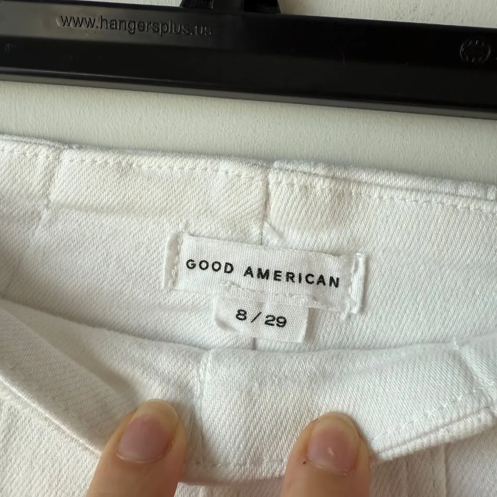 Good American‎ Stylish High Waisted Pants Womens Size 8/29 White - Image 2