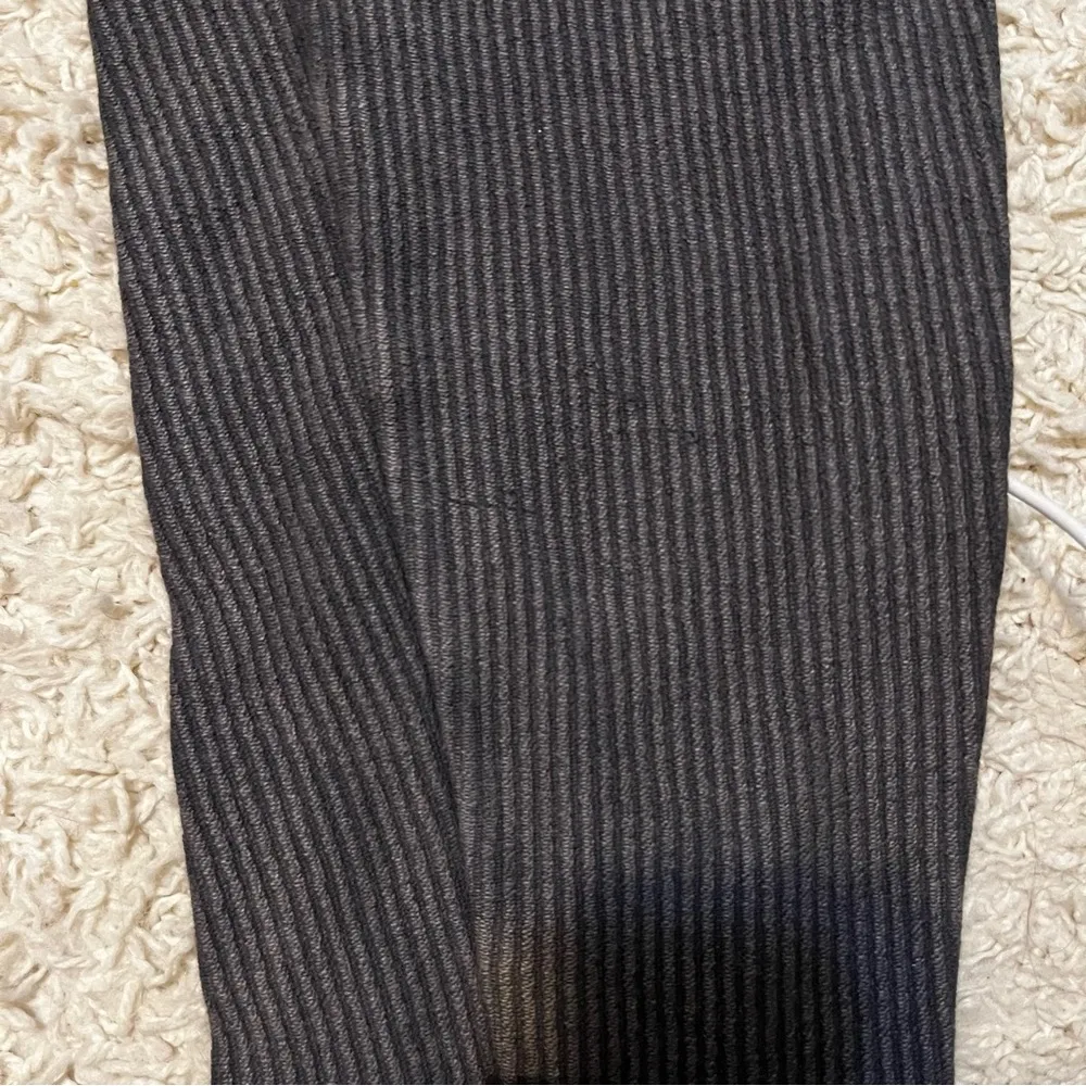 Aerie  ribbed dark grey joggers size small - Image 2