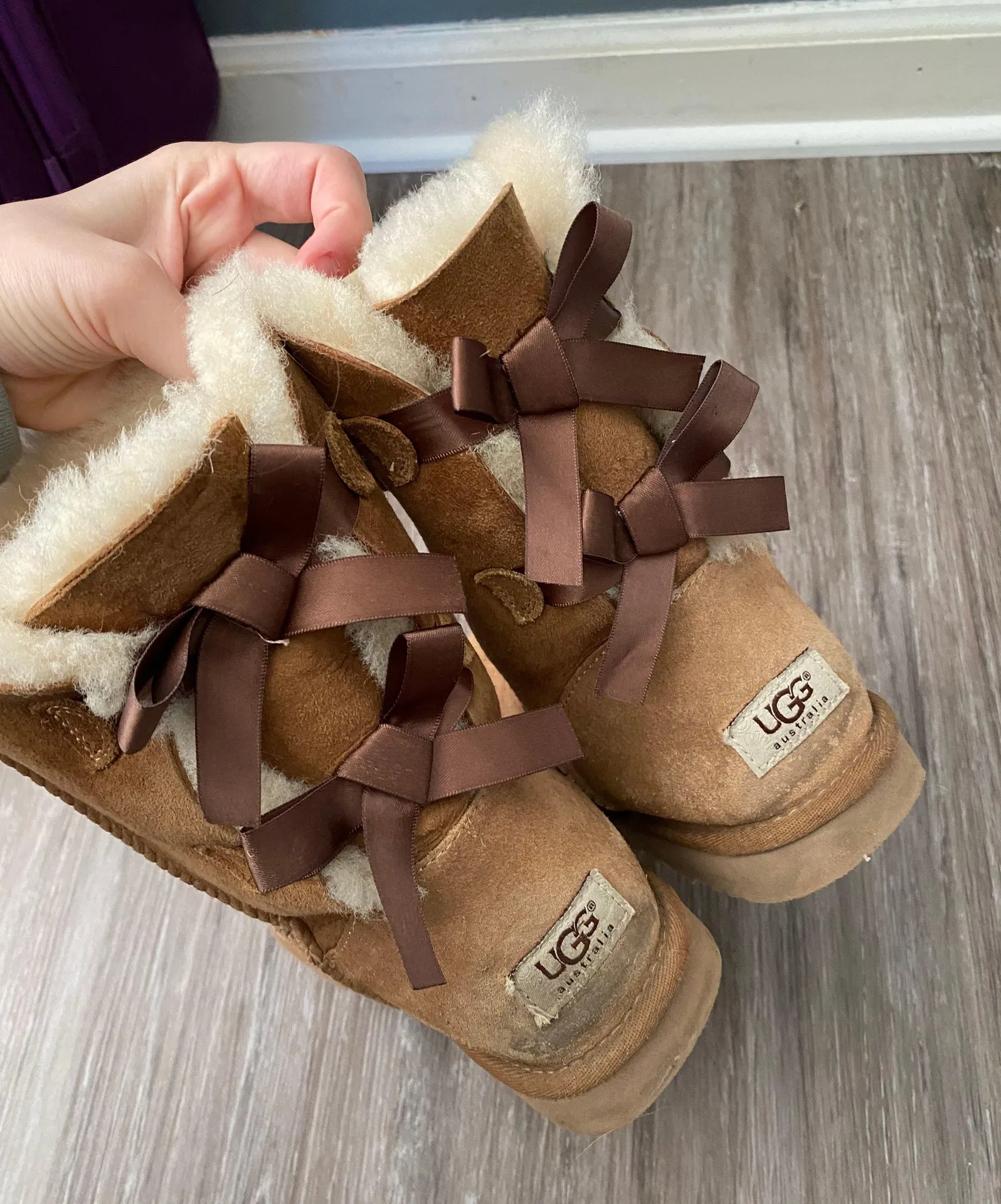 women’s bailey bow tan  boots - Image 4