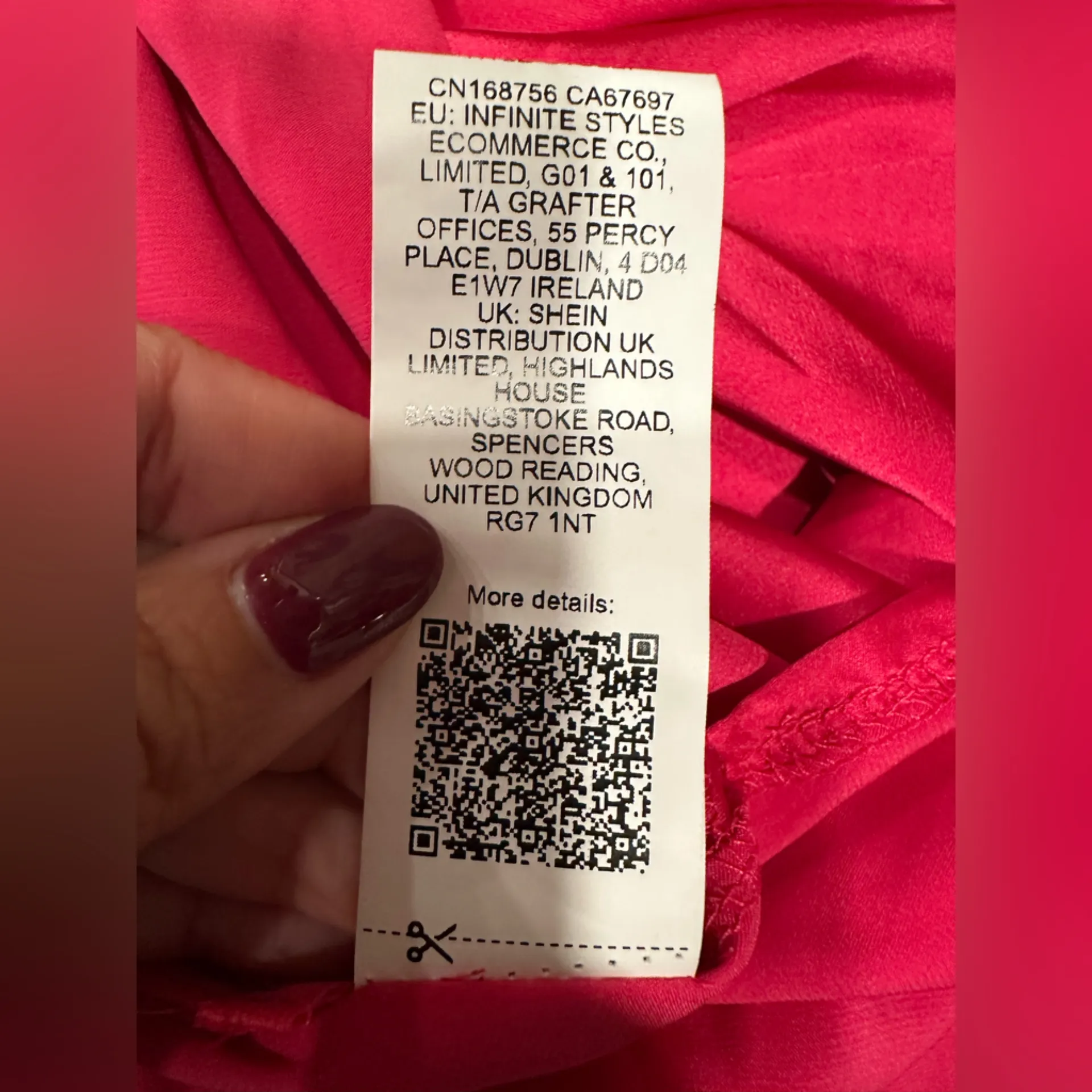 NWOT Opulessa Women HOT PINK Color Spaghetti Strap Simple Fitting Long Dress - Image 15