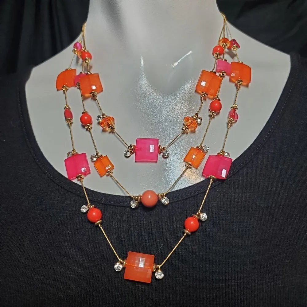 NWT Croft & Barrow Necklace & Earrings Set - Image 3
