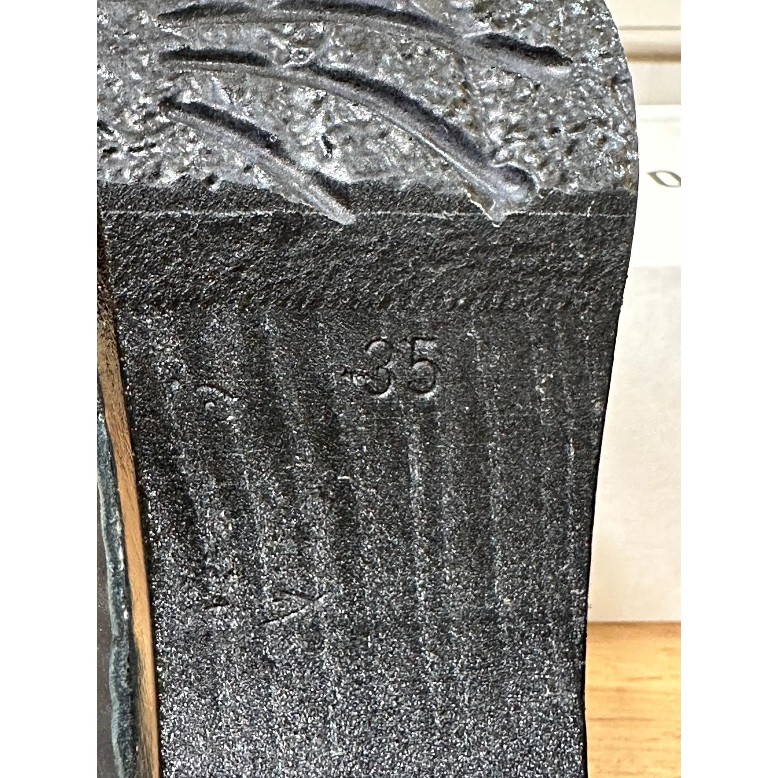 No. 6 Store Pull On Shearling Clog Booties Black Leather Size 5 US 35 EU NIB - Image 11