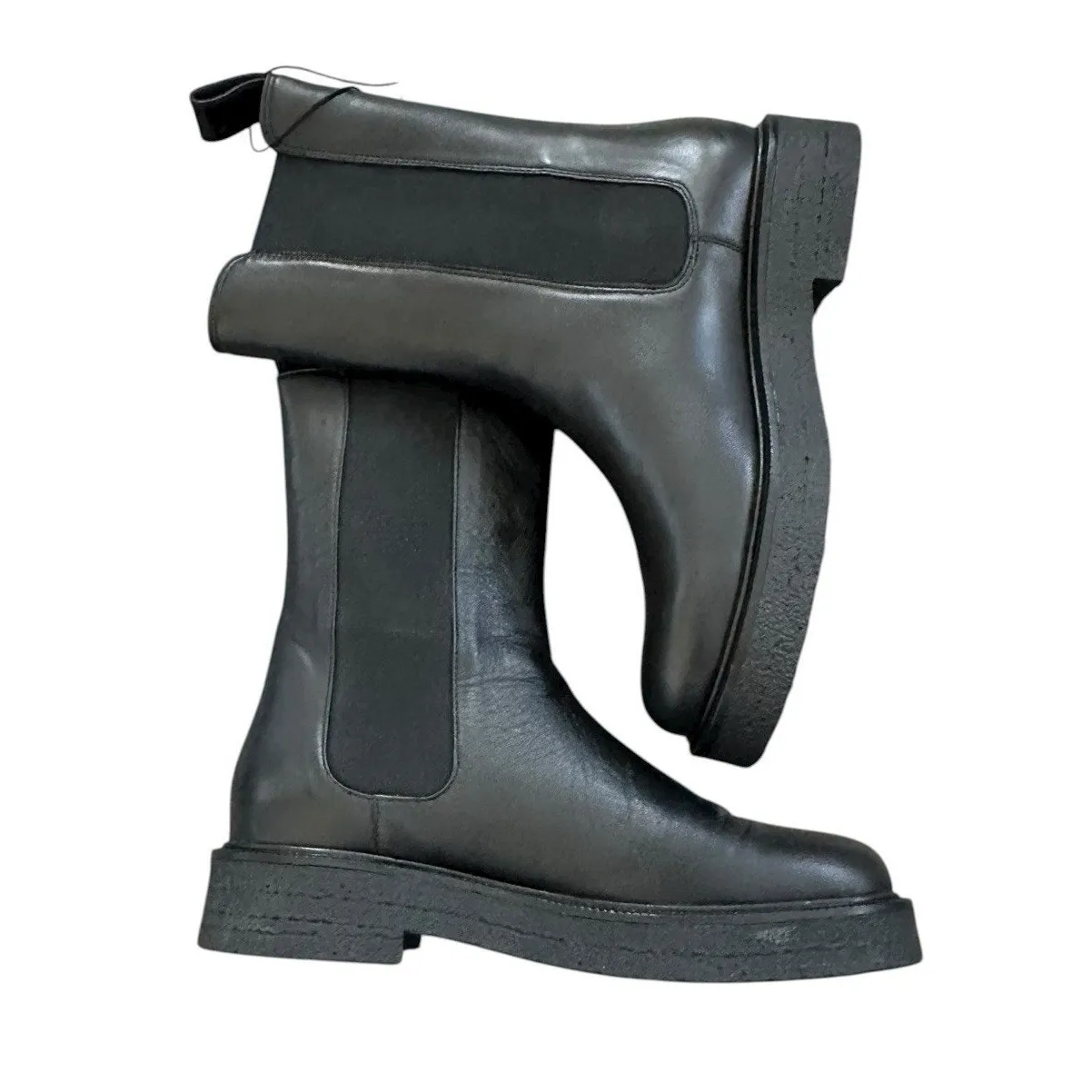 Staud Women's Black Palamino Chelsea Boots Shoes Size 37 - Image 5