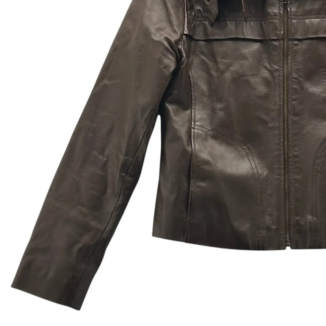 Wilsons Leather Maxima Aviator Jacket Brown Medium - Image 5