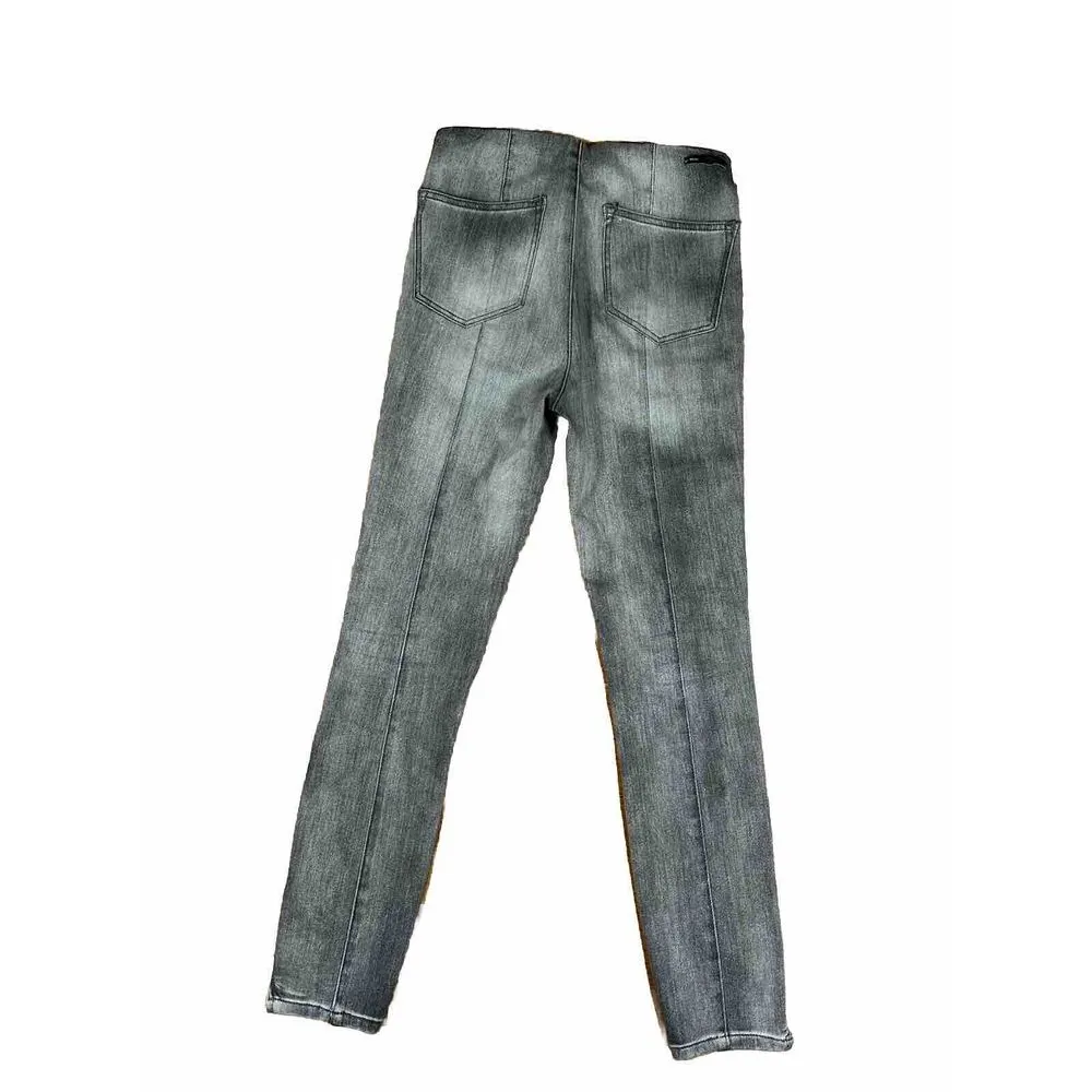 Pilcro and the‎ Letterpress High Rise Denim Legging sz 28 Gray Pant Anthropolgie - Image 6