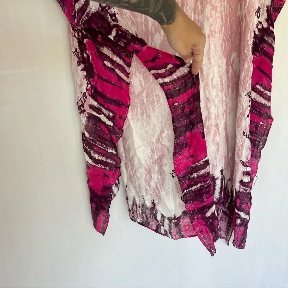 Laundry By Shelli Segel Lightweight open front cover up cardigan Cabaret OS - Image 7