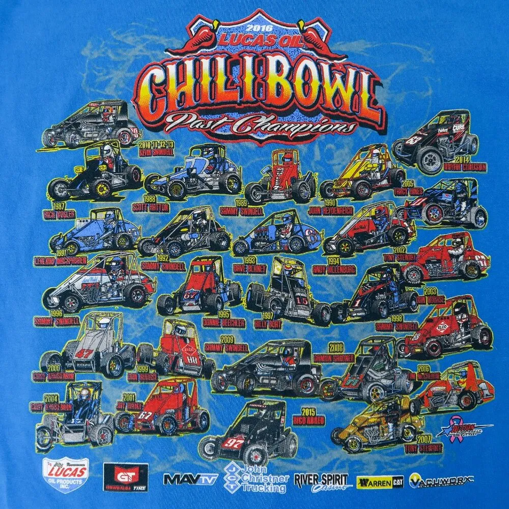 Racing Chili Bowl Graphic Long Sleeve Shirt - Image 7