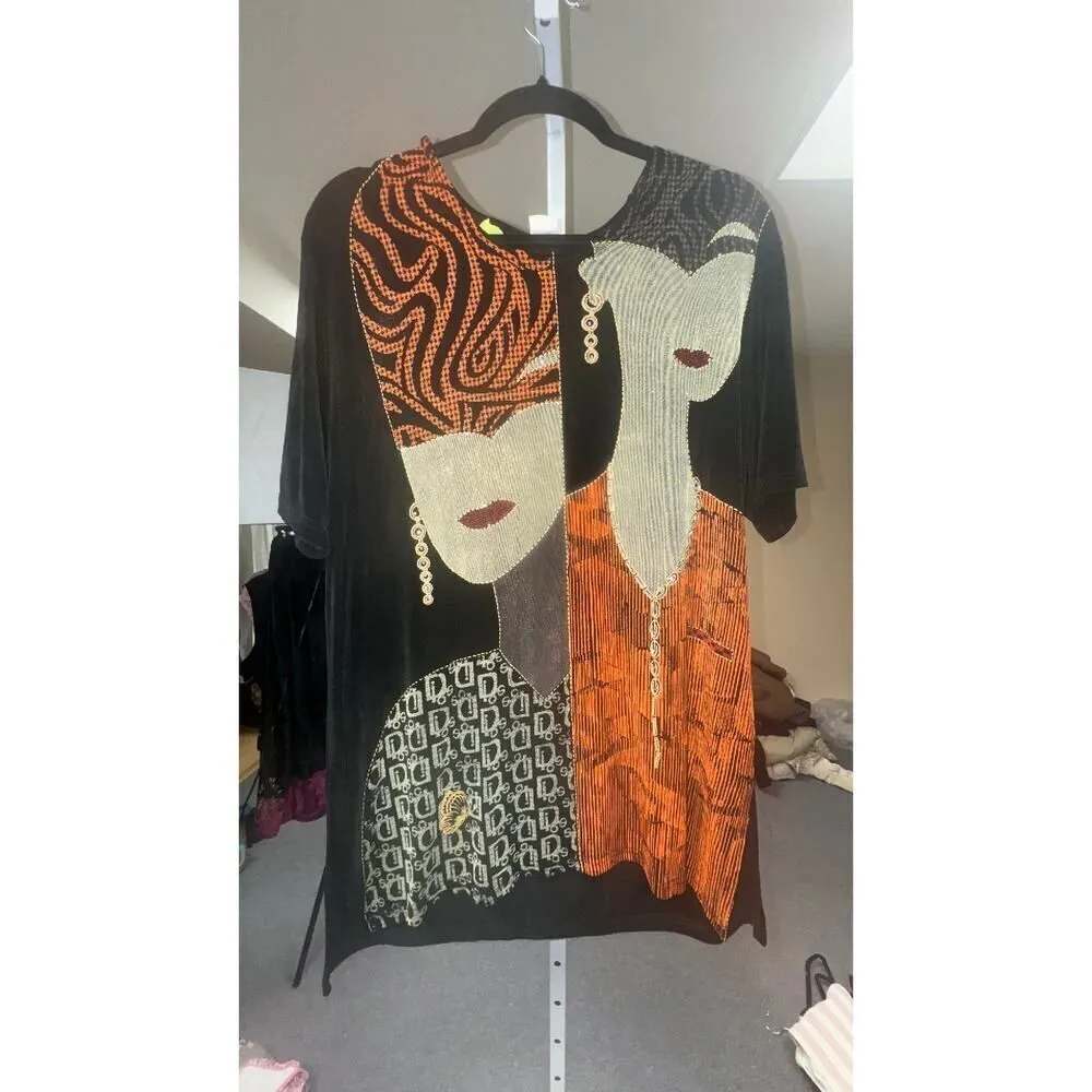 Painted on faces XL top - Image 3