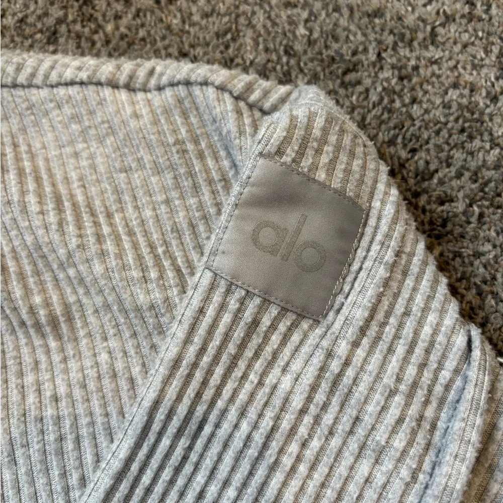 Alo Yoga Grey Muse Hoodie - Image 2